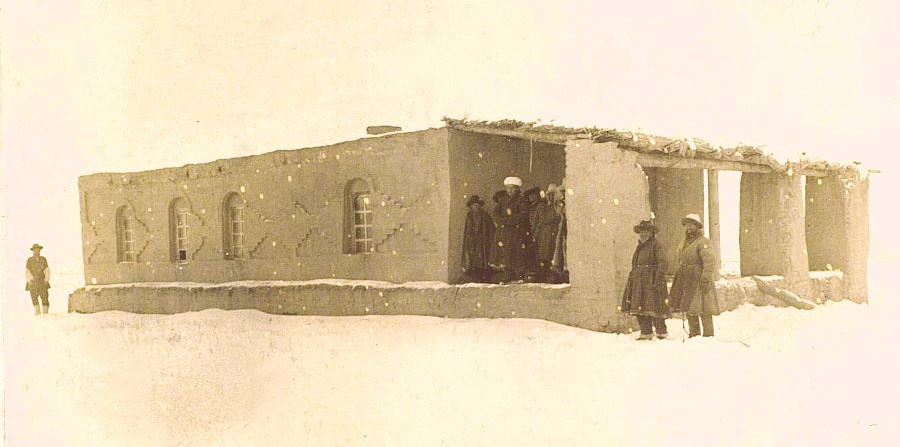 Казахский молитвенный дом в степи, 1898 год, Семиреченская обл., Лепсинский у.. 