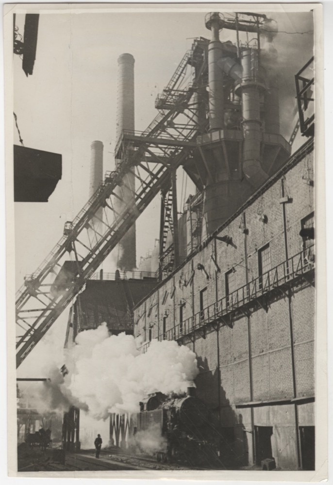 Кузнецкий металлургический комбинат имени Сталина, доменный цех, 1938 год, г. Сталинск. Ныне&nbsp;Новокузнецк.