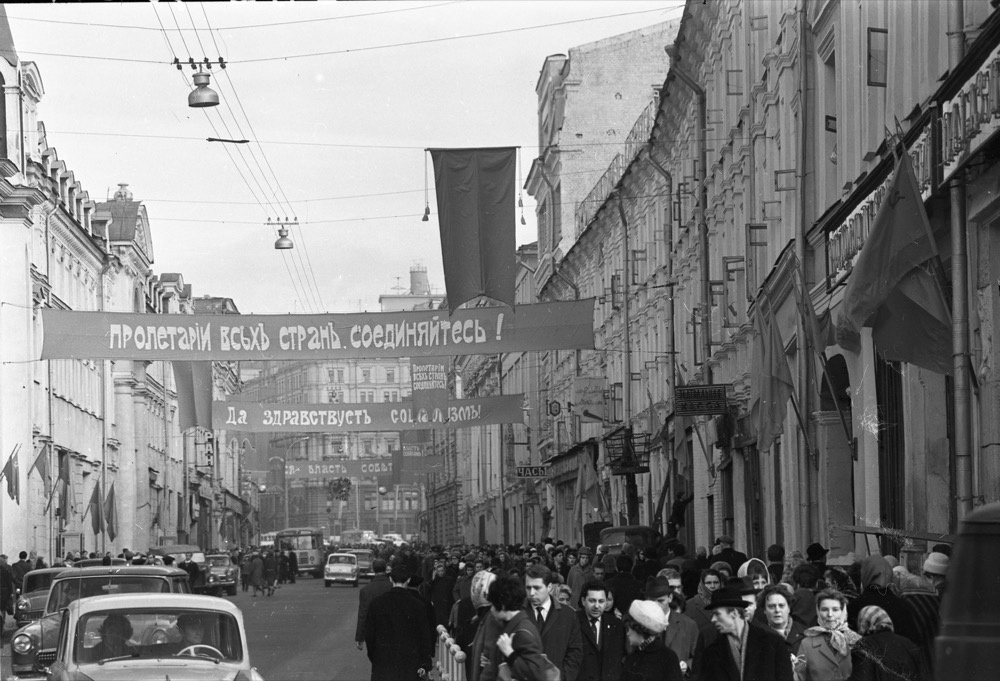 Улица 25 Октября, 1967 год, г. Москва. Ныне Никольская улица.