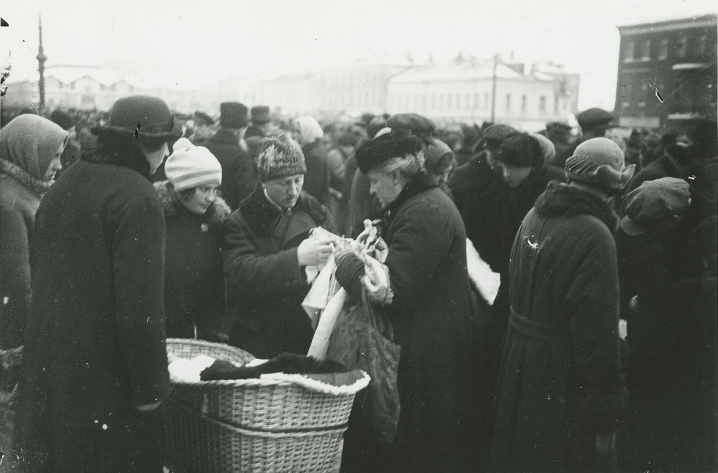 Рынок, 1920 год, г. Москва