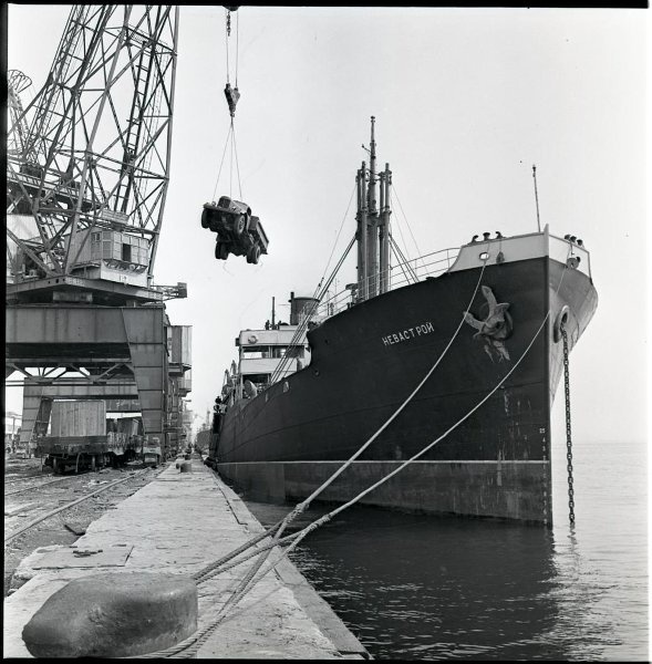 В порту Владивостока, 1960 год, Приморский край, г. Владивосток