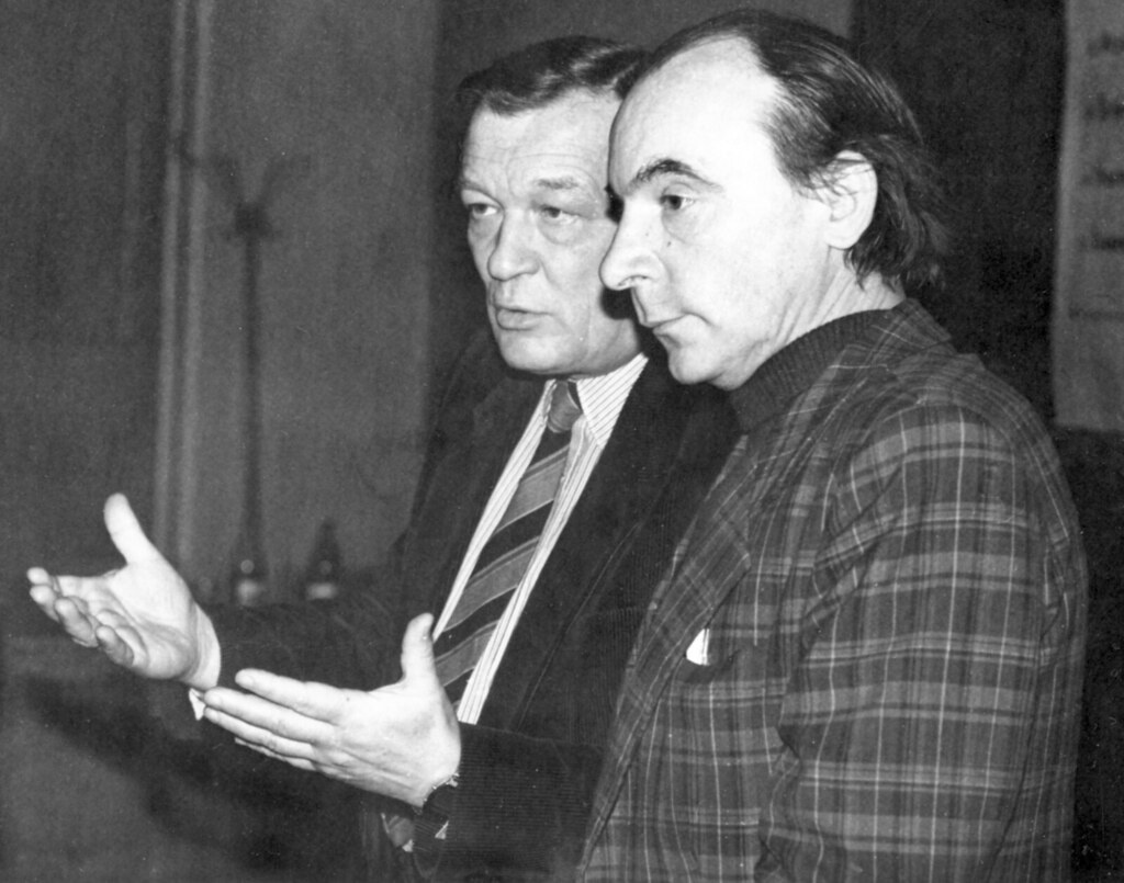 Алексей Розанов и Геннадий Жаворонков, 22 января 1993, г. Москва. Московский геологоразведочный институт им. С. Орджоникидзе (ныне Российский государственный геологоразведочный университет им. С. Орджоникидзе).