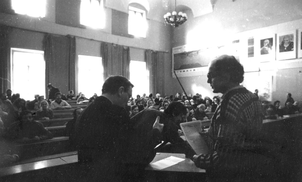 Фото "Правозащитник и геолог Юрий Самодуров", 22 января 1993, г. Москва ...