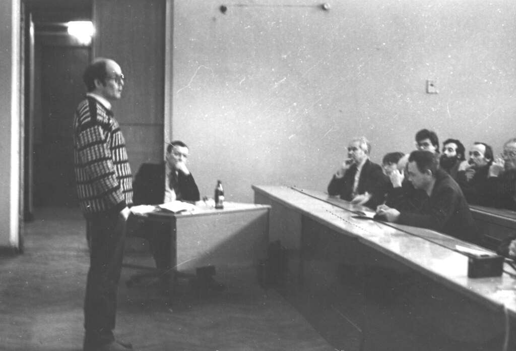 Фото "Правозащитник и геолог Юрий Самодуров", 22 января 1993, г. Москва ...