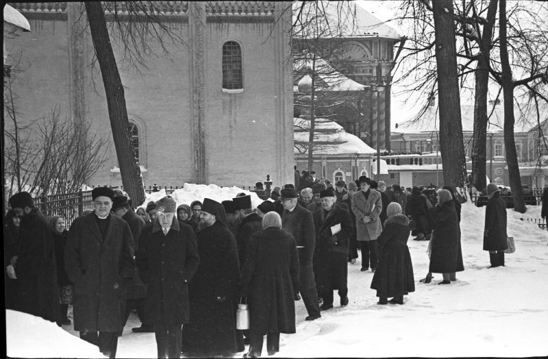 Фото "Участники сессии Всемирного Совета церквей в Троице-Сергиевой ...