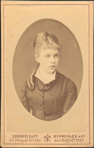 Портрет девушки, 1870 - 1880, г. Санкт-Петербург