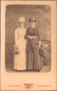 Двойной портрет сестер, 1880 - 1890, г. Санкт-Петербург.
