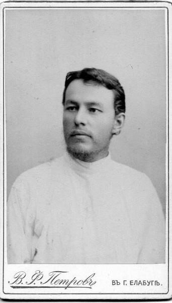 Мужской портрет, 1880-е, г. Елабуга