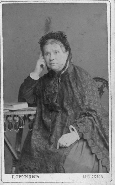Женский портрет, 1870 - 1880, г. Москва. 