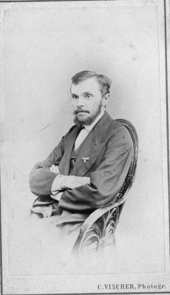 Мужской портрет, 1875 - 1885, г. Самара. Альбуминовая печать.