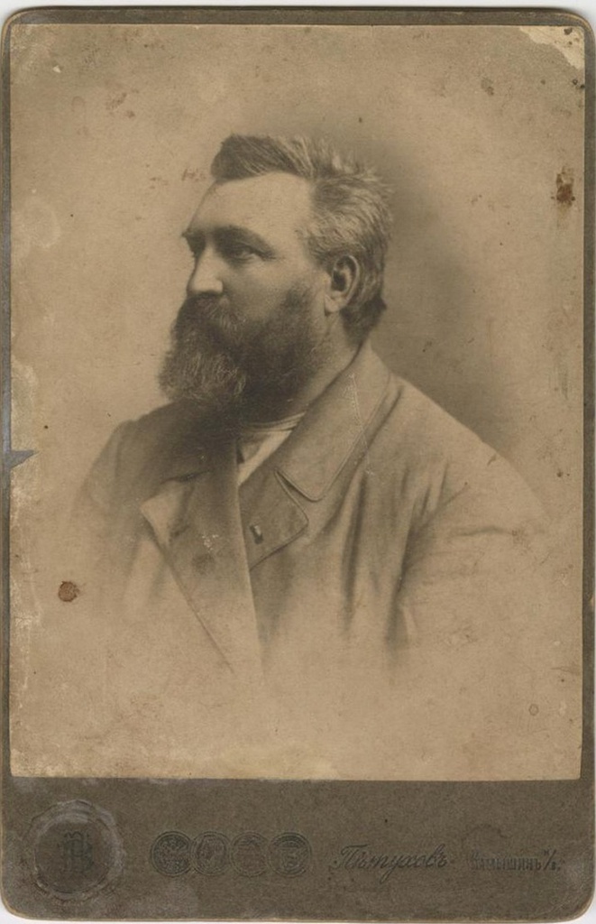 Портрет мужчины с бородой, 1910 - 1917, Саратовская губ., г. Камышин