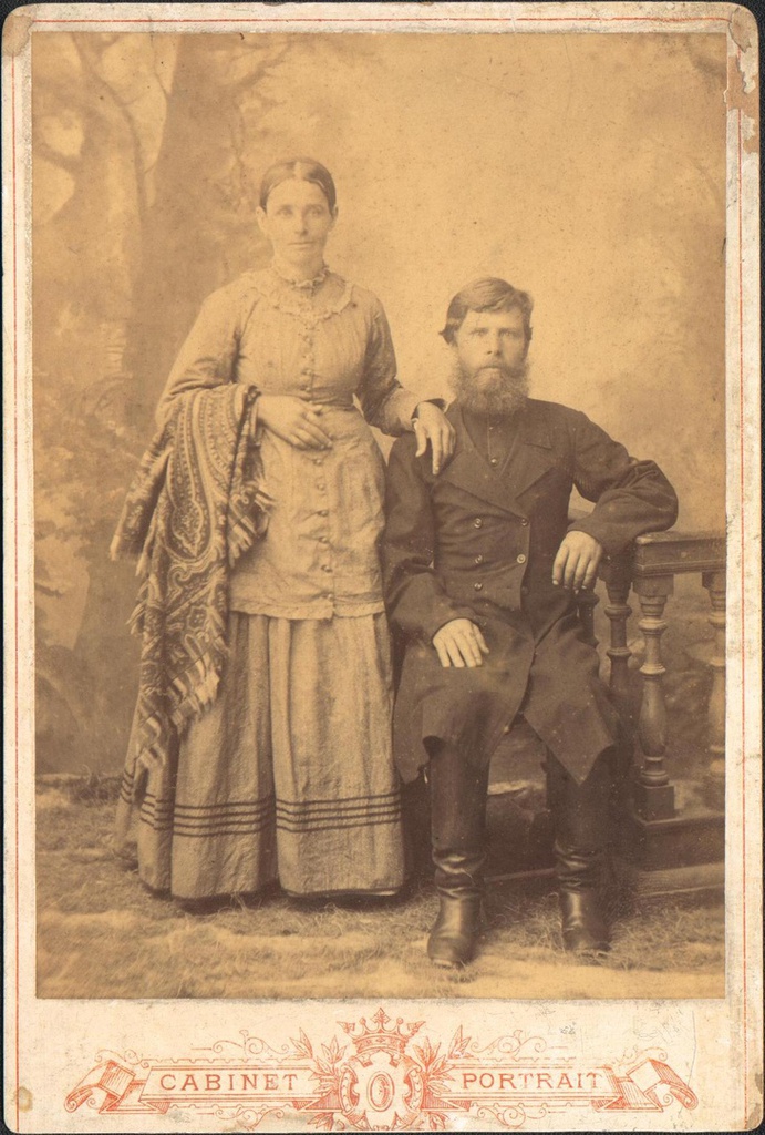 Портрет семейной пары, 1890 - 1900. 