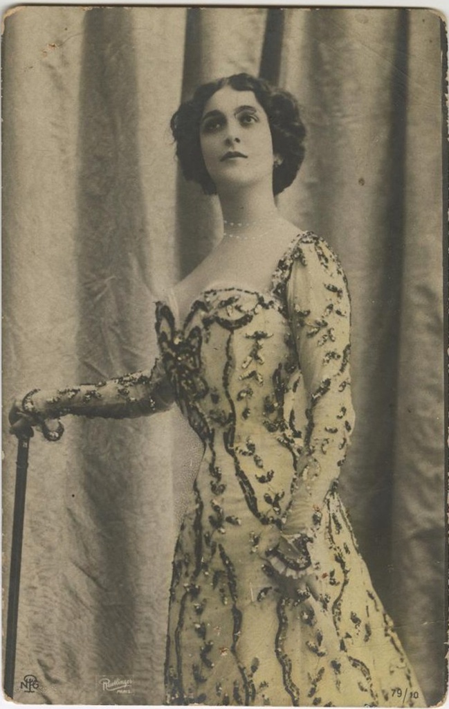 Женский портрет. Лина Кавальери, 1900-е, г. Париж