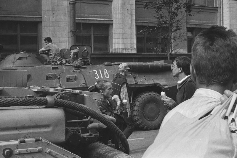 Фото "Августовский путч", 19 - 22 августа 1991, г. Москва - История ...