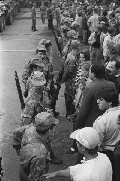Фото "Августовский путч", 19 - 22 августа 1991, г. Москва - История ...