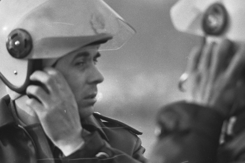 Фото "ГАИ (милиция)", 1991 год, г. Москва - История России в фотографиях