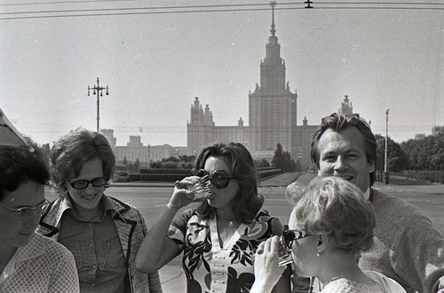 На Ленинских горах, 1969 год, г. Москва