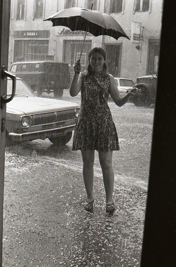 Кузнецкий мост. Московский дождь, 1970 - 1975, г. Москва