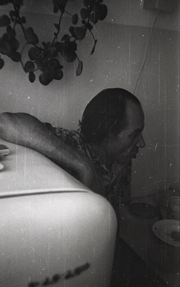 Папа на кухне, 1979 - 1981, Куйбышевская обл., г. Тольятти. Ныне Самарская область.