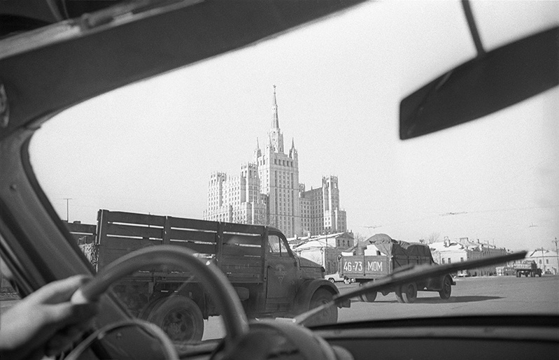 За рулем по Садовому кольцу, 1970-е, г. Москва