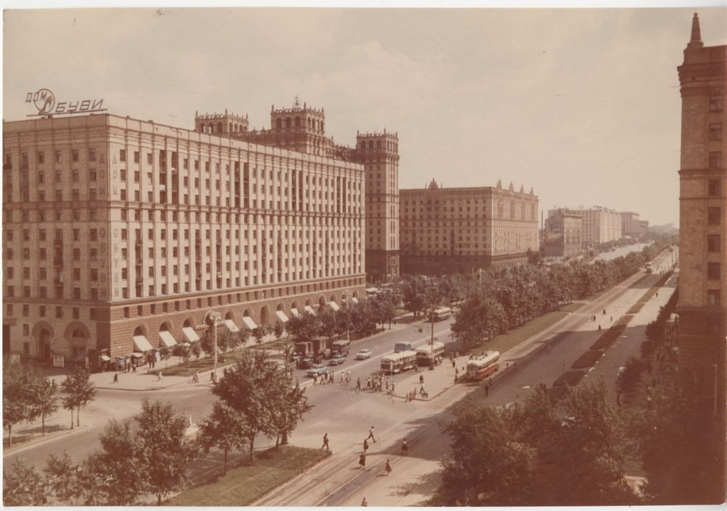 Фото "Проспект Мира", 1960-е, г. Москва - История России в фотографиях