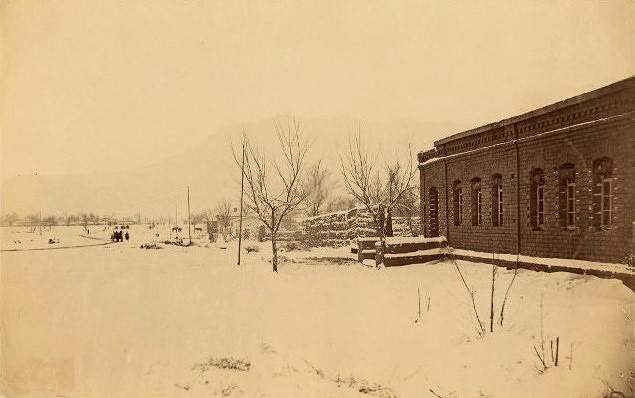 Вид окраины Джаркента, 1880 год, Семиреченская обл., Джаркентский у., г. Джаркент