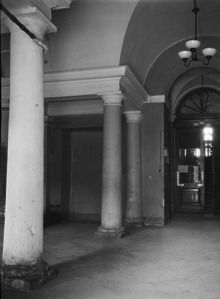Государственный банк. Интерьер. Вестибюль первого этажа, 1946 год, г. Ленинград
