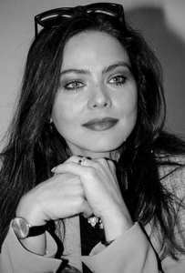 Итальянская актриса Орнелла Мути во время посещения Москвы, 19 октября 1995, г. Москва