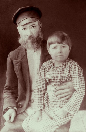 Борис Александрович Шишлянников со своим отцом, 1906 - 1907, г. Владикавказ