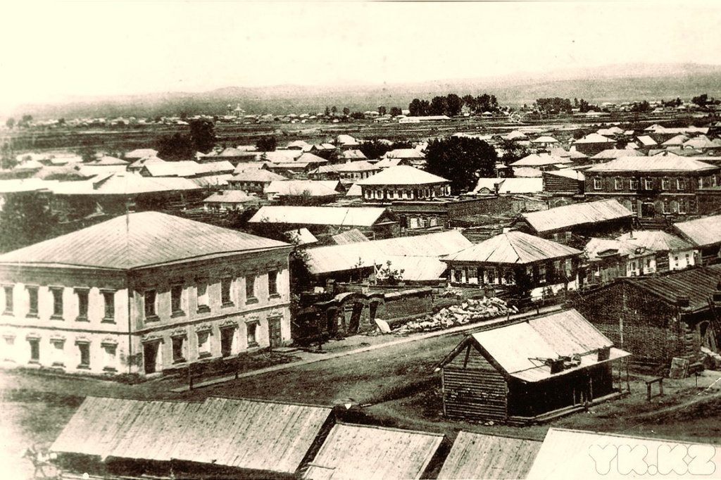 Вид на город Атбасар, 1900 - 1916, Степное генерал-губернаторство, Акмолинская обл., г. Атбасар