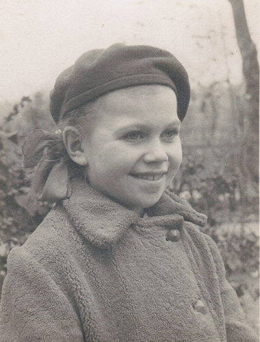 Школьница, сентябрь 1948, г. Москва