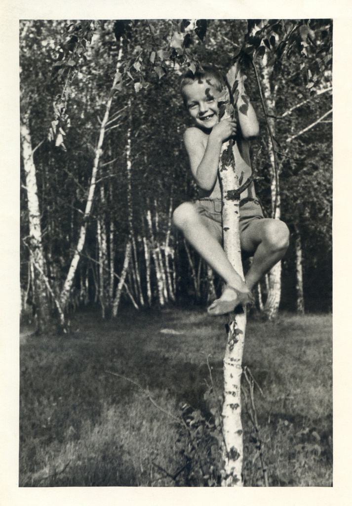 Портрет сына на даче, 1938 год, Московская обл.. Автор – Борис Александрович Баш (Шишлянников) (1901–1942), фотограф, кинооператор и режиссер.