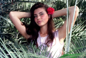 Победительница конкурса «Ленинградская красавица-89», «мисс Ленинграда—89» Светлана Загородникова, 1989 год, г. Ленинград