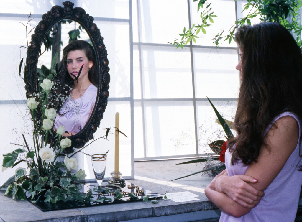 Победительница конкурса «Ленинградская красавица-89», «мисс Ленинграда—89» Светлана Загородникова, 1989 год, г. Ленинград