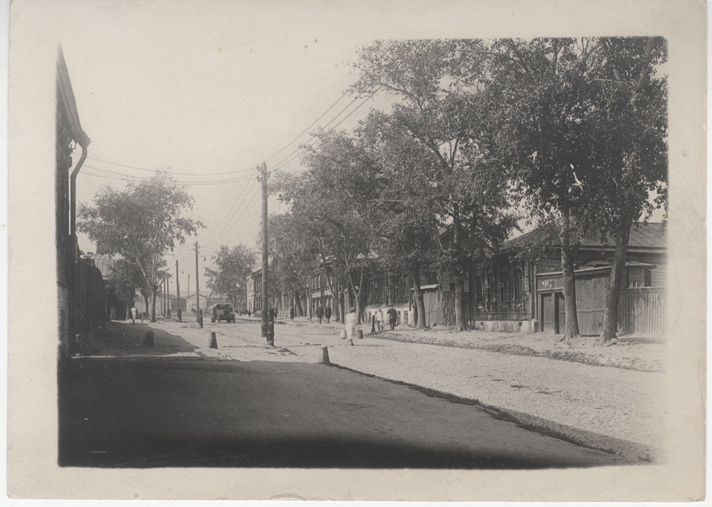 Старая застройка на Брянской улице, 1934 год, г. Москва