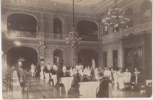Ресторан Большой Московской гостиницы, 1890-е, г. Москва