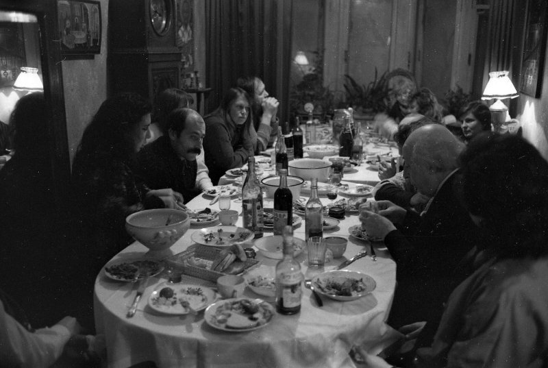 Вечер дома у Юрия Рыбчинского, 13 января 1986, г. Москва