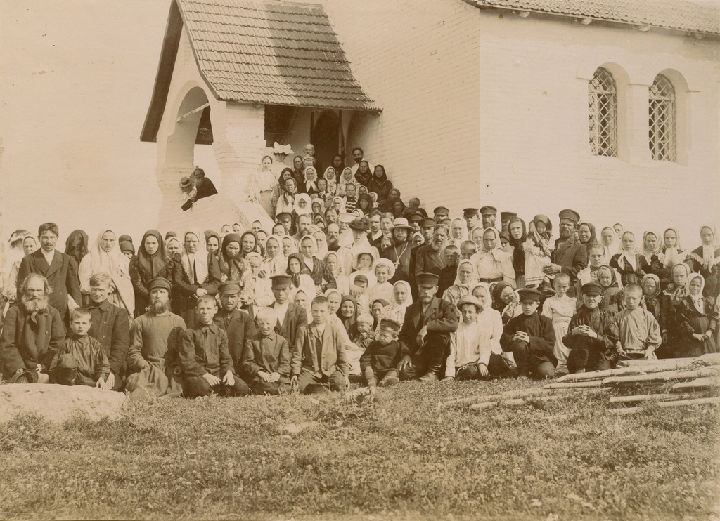 Прихожане церкви Святой Троицы, 1907 год, с. Бехово