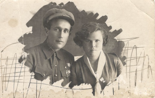 Портрет Сабира и Насихи Гариповых, 1936 год