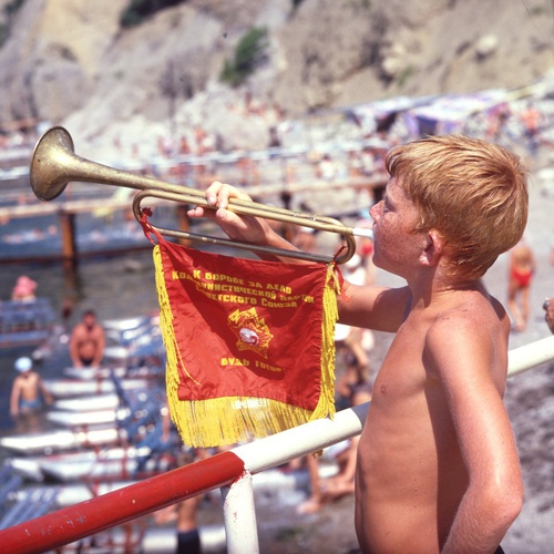 Пионерский лагерь «Артек», 1970-е, Украинская ССР, Крымская обл., пгт. Гурзуф