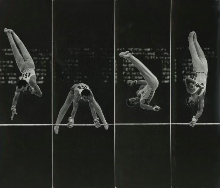 Эберхард Гингер, 1973 - 1981. Выставка «О спорт – ты мир!» с этой фотографией.