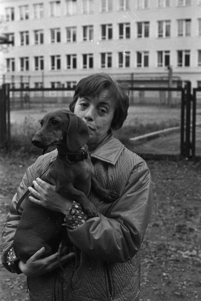 У Рижского рынка, август - сентябрь 1987, г. Москва