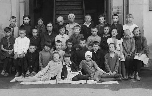 Тамара Литвиненко. 2 группа, 21-ой школы, 1-ой ступени, 1 мая 1930, Краснодарский край. г. Краснодар