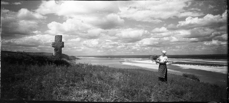 Могила казака Зарубы на Батуриной горе, 1936 год, Украинская ССР