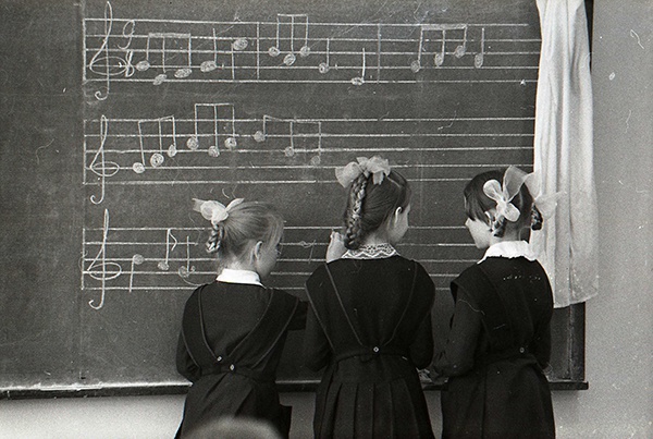 Из серии «Музыкальная школа в Витебске», 1975 год, г. Витебск