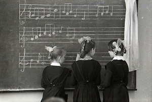 Из серии «Музыкальная школа в Витебске», 1975 год, г. Витебск