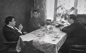 Писатели Аркадий и Георгий Вайнеры и режиссер Анатолий Бобровский, 30 января 1969