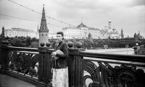Вид на Московский кремль с Большого Каменного моста, 1 июля 1956 - 15 августа 1956, г. Москва
