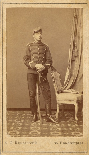 Юнкер Ипполит Михайлович Рогге, 1872 год, Херсонская губ., Елисаветградский у., г. Елисаветград
