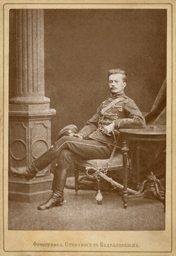 Штабс-ротмистр Ипполит Михайлович Рогге, 1879 год, г. Санкт-Петербург